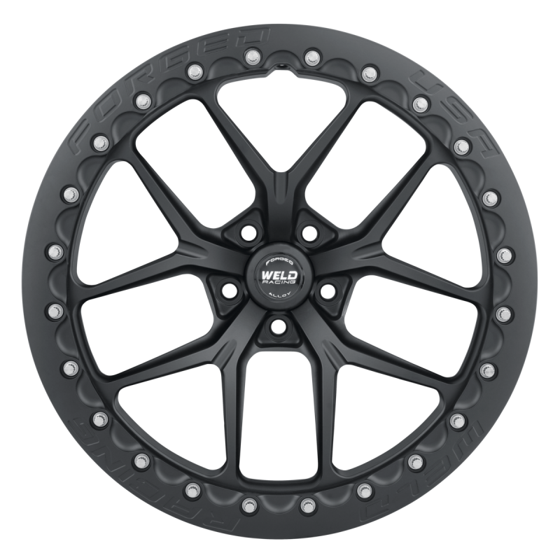 Weld RM105 18x10 / 5x4.5 / 6.5 BS / 66.6 HB - Gloss Black - Non-BL Wheel