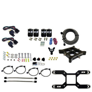 Nitrous Express 4150 Dual Stage Billet Crossbar Nitrous Kit (50-300 & 100-500HP) w/o Bottle