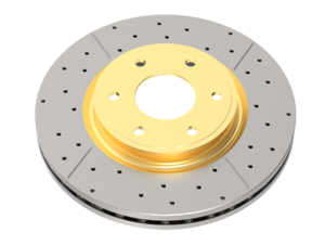 DBA 07-21 Ford Expedition Front Street Series Drilled & Slotted Rotor w/Gold Hat