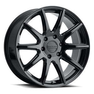 Raceline 159B Spike 18x8in / 6x139.7 BP / 15mm Offset / 106.1mm Bore - Gloss Black Wheel