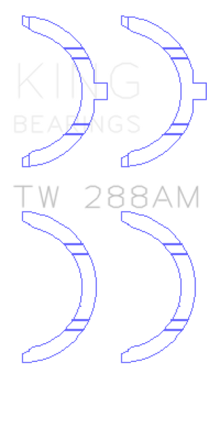 King Engine Bearings Toyota 2UZ Thrust Washer Set
