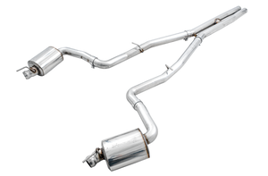 AWE Tuning 2015+ Dodge Challenger 6.4L/6.2L Non-Resonated Touring Edition Exhaust - Use Stock Tips