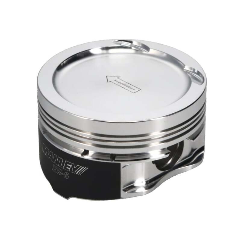 Manley Nissan SR20DE Piston Set - 87.00mm Bore 1.260in CH, -12.00 CC