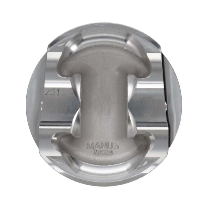 Manley Nissan GTR VR38DETT 98mm Bore 88.4mm Stroke -2cc Dish Turbo Tuff Piston Set w/ Rings