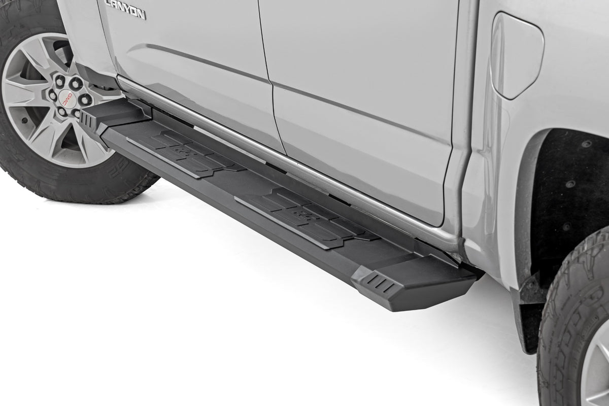 Rough Country HD2 Aluminum Running Boards Crew Cab | Chevy/GMC Canyon/Colorado (15-26)