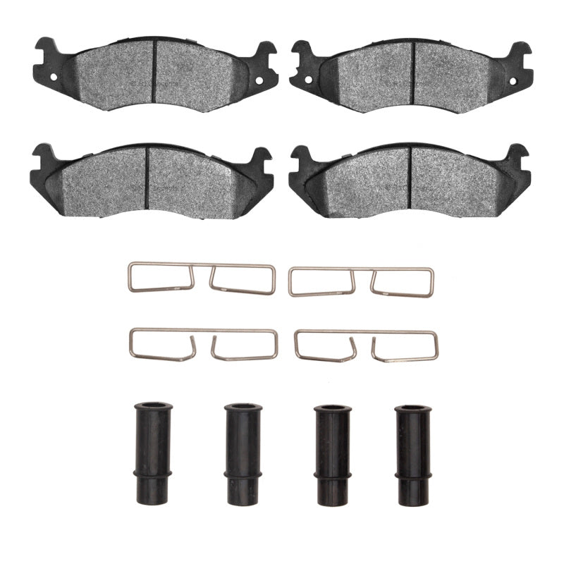 R1 82-92 American Motors CONCORD Front Semi Met Pads & Hardware Kit