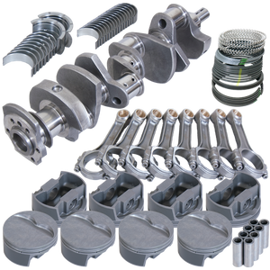 Eagle Chevy LT1350 1Pc 3.750in Crank 6.000in I-Beam Rods -5cc 4.040in Pistons Rotating Assembly