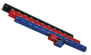 Vibrant 4 Ply Reinforced Silicone Straight Hose Coupling - 2.25in I.D. x 12in long (BLACK)
