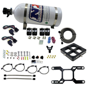 Nitrous Express 4150 Single Entry Crossbar Plate RNC Nitrous Kit (250-750HP) w/5lb Bottle