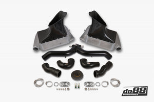 do88 10-12 Porsche 911 Turbo/Turbo S (997.2) BigPack Intercooler Kit w/Black Pipe