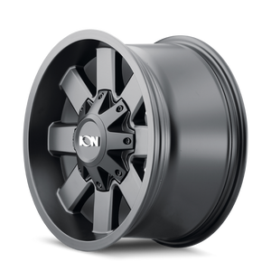 ION 141 17x9 / 8x165.1 BP / 18mm Offset / 125.2mm Hub Satin Black Wheel