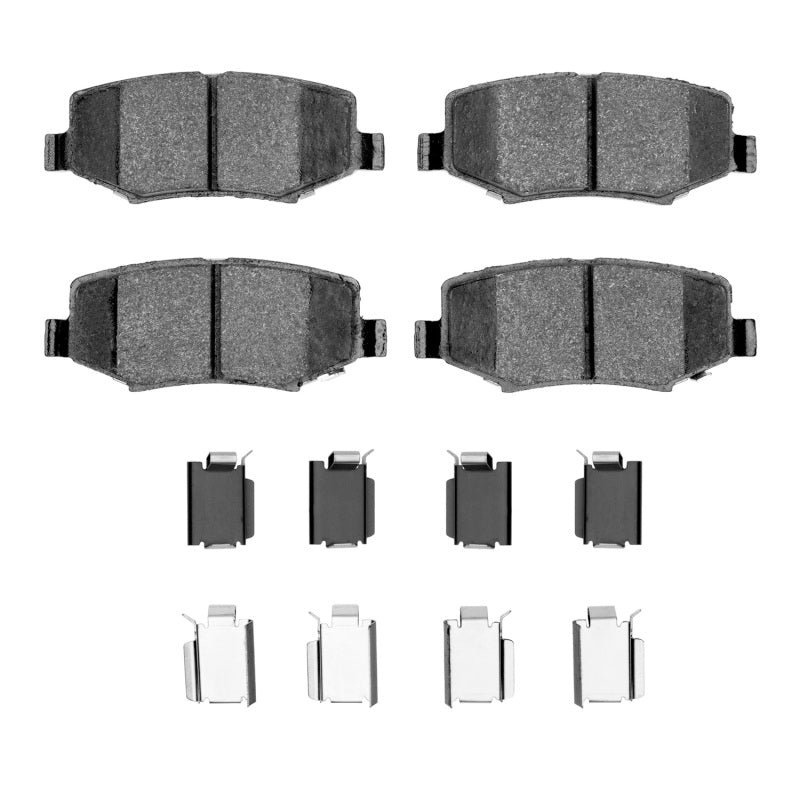 R1 2007-2018 Dodge Nitro Rear R1 Semi Met Pads & Hardware Kit
