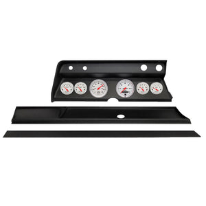Autometer Arctic White Direct Fit Dash Kit 1967 Chevy Chevelle (2 x 3-3/8in. / 4 x 2-1/16in.)