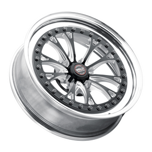 Weld Vitesse 17x8 / 5x4.5 / 5.2 BS / 3.18 HB - Black Center - Polished Shell - Non-BL Wheel