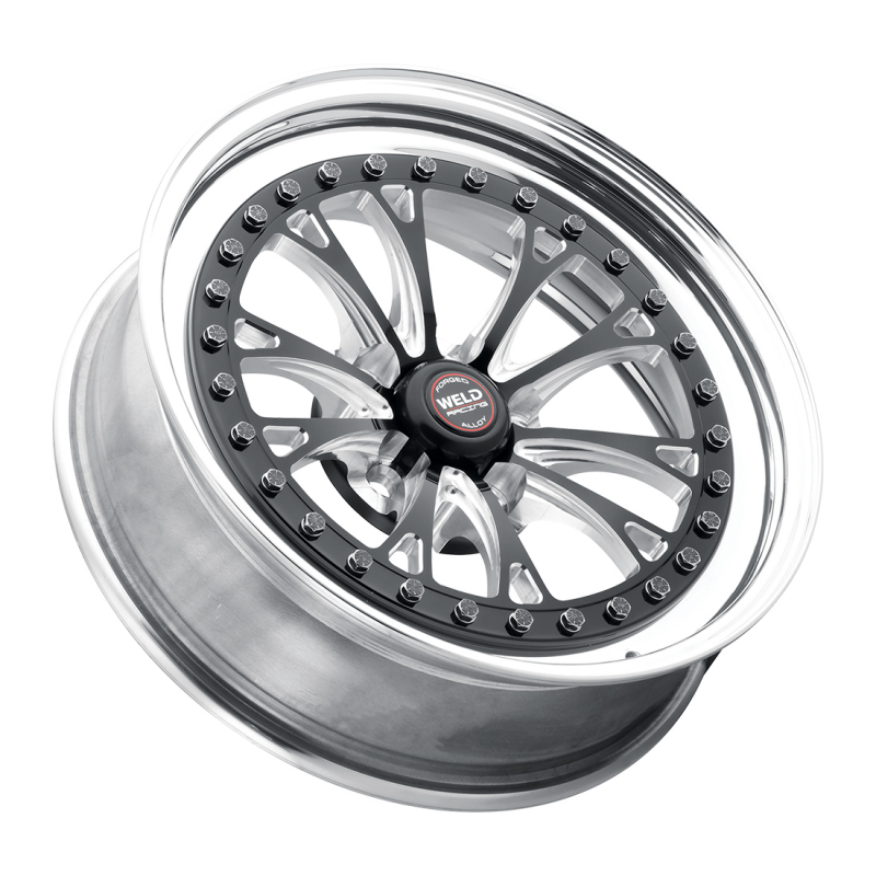 Weld Vitesse 17x8 / 5x120 / 5.2 BS / 3.18 HB - Black Center - Polished Shell - Non-BL Wheel