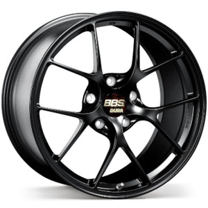 BBS RI-D 20x9.5 5x112 ET10 82mm Matte Black Wheel 82mm PFS Ring/Clip Required