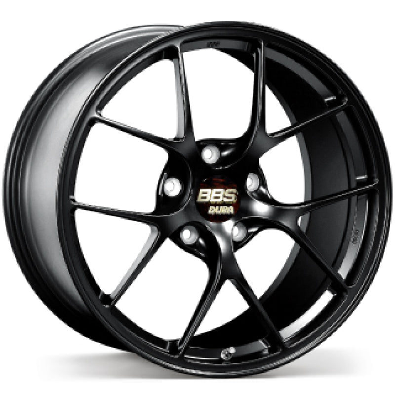 BBS RI-D 20x9.5 5x112 ET10 82mm Matte Black Wheel 82mm PFS Ring/Clip Required