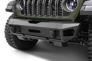 Go Rhino 18-26 Jeep Wrangler JL/JLU (Excl. LED Fog Lights) Trailline Front Stubby Bumper - Tex. Blk