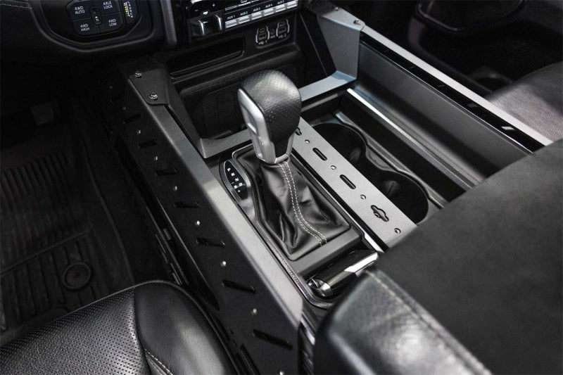 Addictive Desert Designs 2021+ RAM 1500 TRX Center Console Molle Panels & Digital Device Bridge