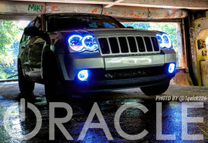 Oracle Jeep Grand Cherokee 05-10 Halo Kit - ColorSHIFT w/ Simple Controller