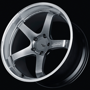 Advan GT for Porsche 21x9.5 / +26 Offset / 5x112 / 66.5mm Bore / Machining and Hyper Platinum Black