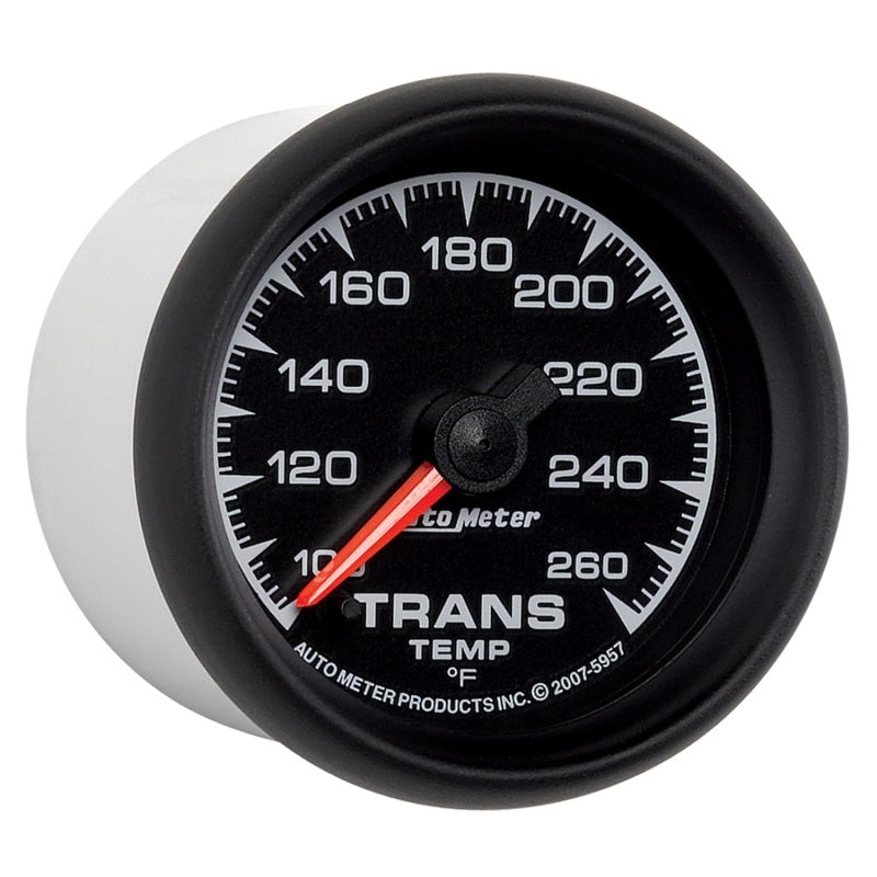 Autometer ES 52.4mm Full Sweep Electronic 100-260 Degree F Transmission Temperature Gauge