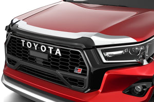 Husky Liners 20-26 Toyota Hilux Aeroskin Hood Protector - Chrome