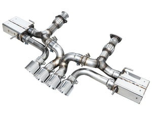 AWE Tuning 23-25 Chevrolet C8 Corvette Z06 5.5L SwitchPath Exhaust System - Chrome Silver Tips