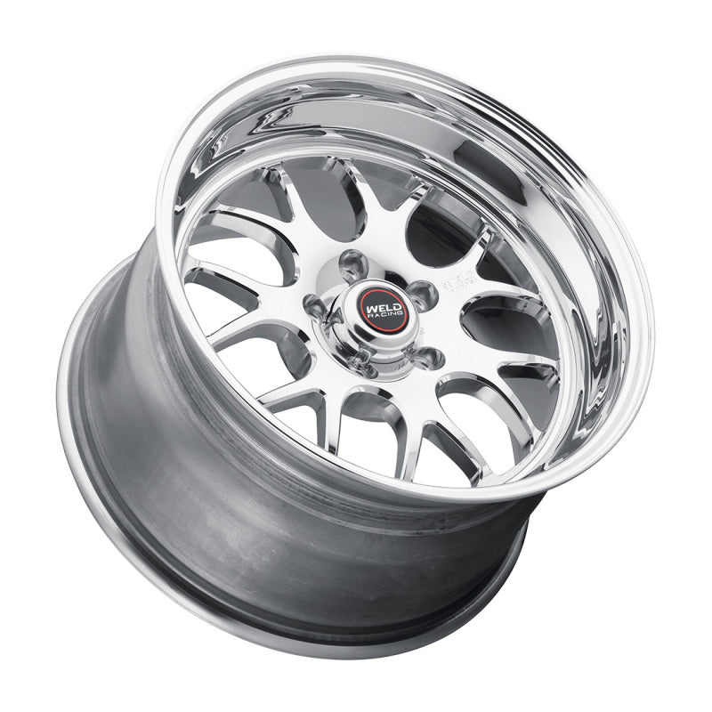 Weld S77 17x10 / 5x115 BP/ 6.7 BS Polished Wheel (High Pad) - Non-Beadlock