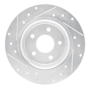 R1 99-03 Renault SCENIC (Mexico) Rear Right Drilled & Slotted Silver Brake Rotor