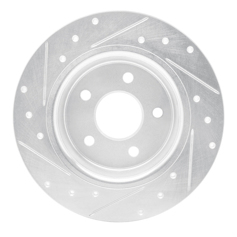 R1 99-03 Renault SCENIC (Mexico) Rear Right Drilled & Slotted Silver Brake Rotor
