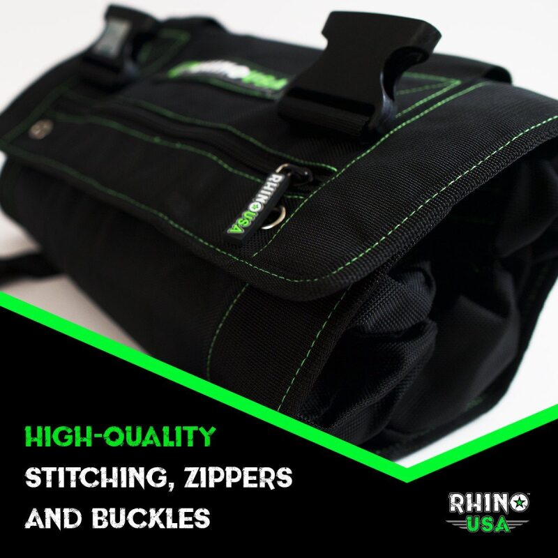 Rhino USA Heavy Duty Off-Road Tool Bag/Roll Black
