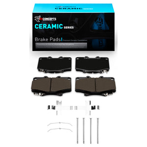 R1 93-97 Lexus LX450 Front Ceramic Pads & Hardware Kit