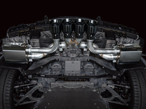 AWE Tuning 2023 C8 Corvette Z06 SwitchPath Cat-Back Exhaust - Diamond Black Tips