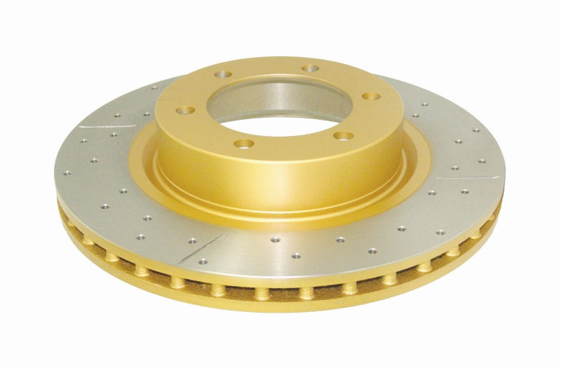DBA 09/02+ Toyota Landcruiser 17in Wheel Front Drilled & Slotted Street Series Rotor
