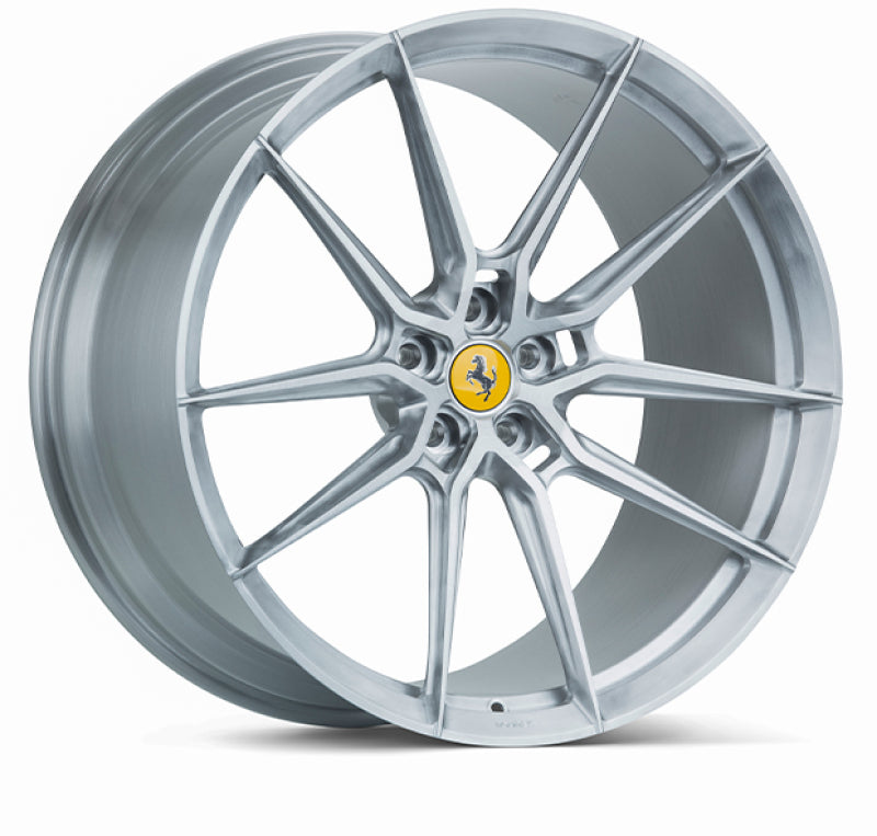 Vossen x Novitec NF9 20x9in - 5x114.3 BP - ET39 - Brushed Gloss Clear Ferrari 458 Front Wheel