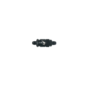 DeatschWerks 6AN Male Flare Quick Disconnect Dry Break Fitting - 2 Pieces Anodized Matte Black