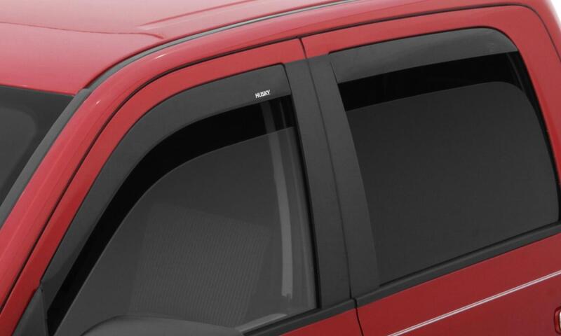 Husky Liners 19-24 RAM 1500 Quad Cab In-Channel Mount Ventvisor Low Profile (4pc) - Smoke