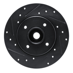 R1 02-10 Renault CLIO (Mexico) Rear Left Drilled & Slotted Black Brake Rotor