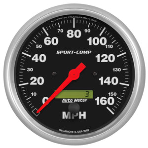 Autometer Sport-Comp 66-76 Nova Dash Kit 6pc Tach / MPH / Fuel / Oil / WTMP / Volt