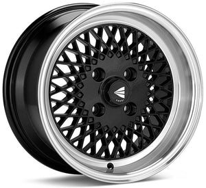 Enkei92 Classic Line 15x7 38mm Offset 4x100 Bolt Pattern Black Wheel