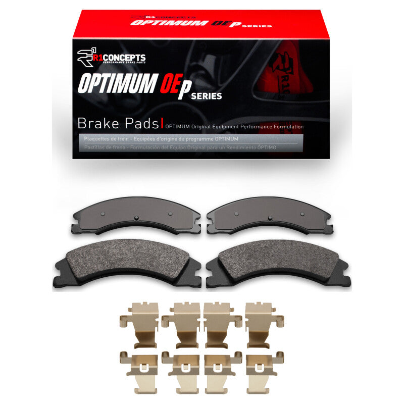 R1 08-25 Ford E-Super Duty Rear Optimum OE Pads & Hardware Kit