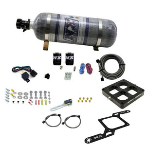 Nitrous Express Dominator Single Entry Billet Crossbar Stage 6 Nitrous Kit (50-300HP) w/Comp Bottle