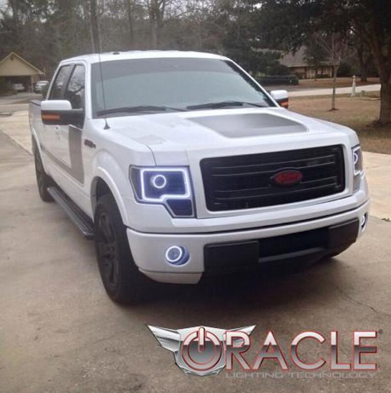 Oracle Ford F-150/Raptor 13-14 LED Projector Headlight Halo Kit - White
