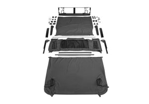 Rampage 2007-2018 Jeep Wrangler(JK) 2-Door Trailview Tonneau Top - Black Diamond