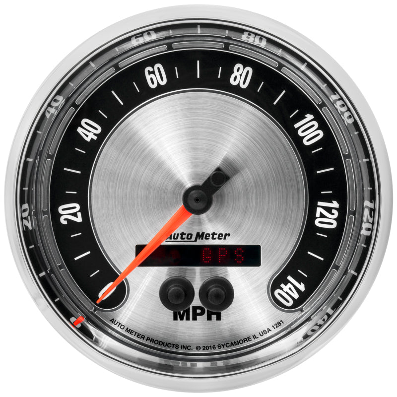 Autometer American Muscle 5in 140 MPH GPS Electric Programmable Speedometer