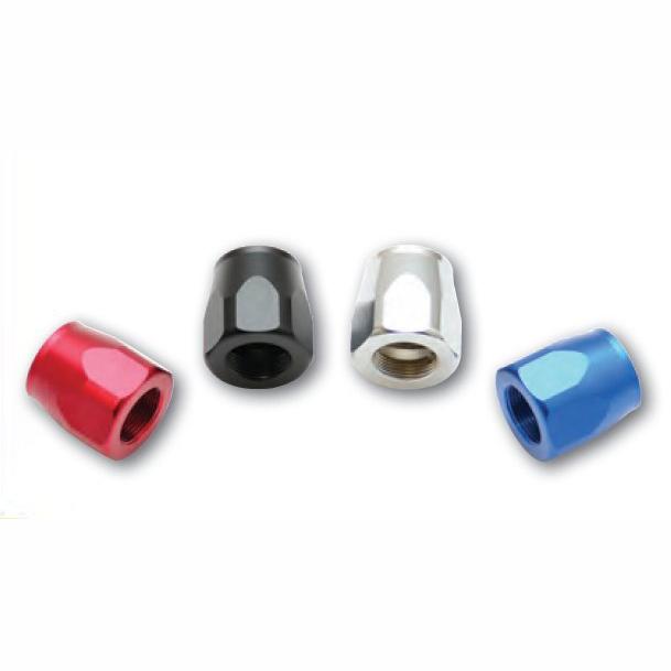 Vibrant -6AN Hose End Socket - Black