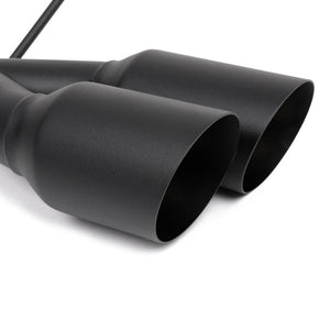 BLOX Racing 2022+ WRX Muffler Delete / Axle Back Single Wall 4in - Matte Black Tips