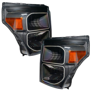 Oracle 11-16 Ford F250/350 LED HL - Black - ColorSHIFT