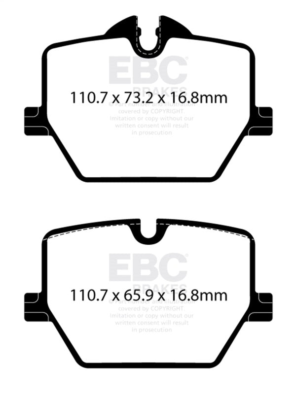 EBC 2019+ BMW Z4 G29 Yellowstuff Rear Brake Pads